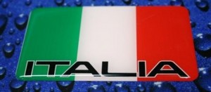 ITALY-Flag-water