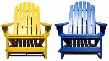 yellow & blue chairs