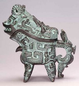 A Chinese wine server from approximately 1200 BC